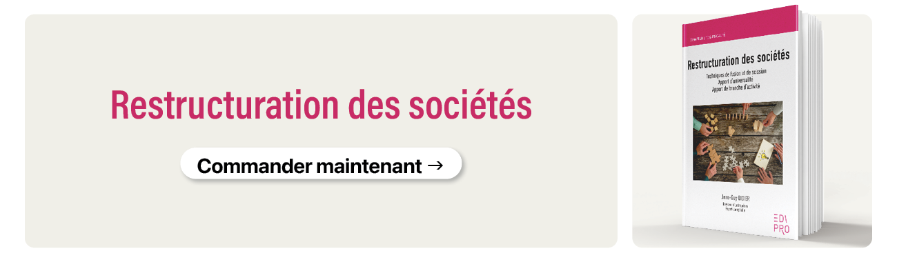 Restructuration des sociétés