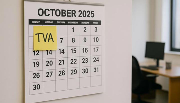 Nouvelle chaîne TVA : utilisez encore les anciens numéros de compte jusqu’au 1er octobre 2025