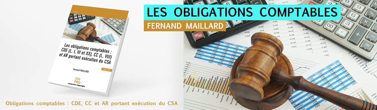 Les obligations comptables : CDE, CC et AR portant exécution du CSA